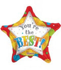 You are the Best Folienballon Stern 45cm