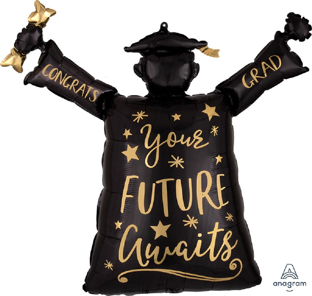 Your Future Awaits Grad Folienballon 73cm 29''