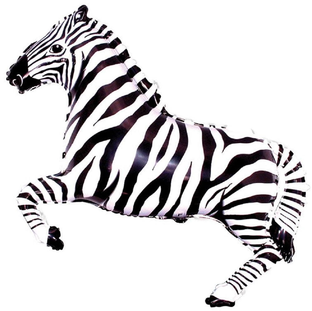 Zebra Folienballon 107 x 75cm