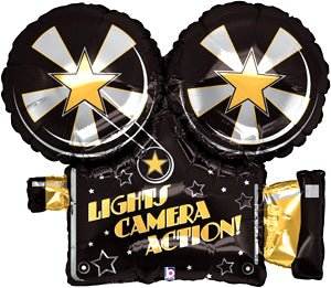 Filmkamera Hollywood Folienballon 80 cm 37 Inch