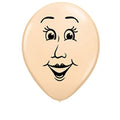 Qualatex Gesicht Frau 12,5cm 5 Inch Latex Luftballons